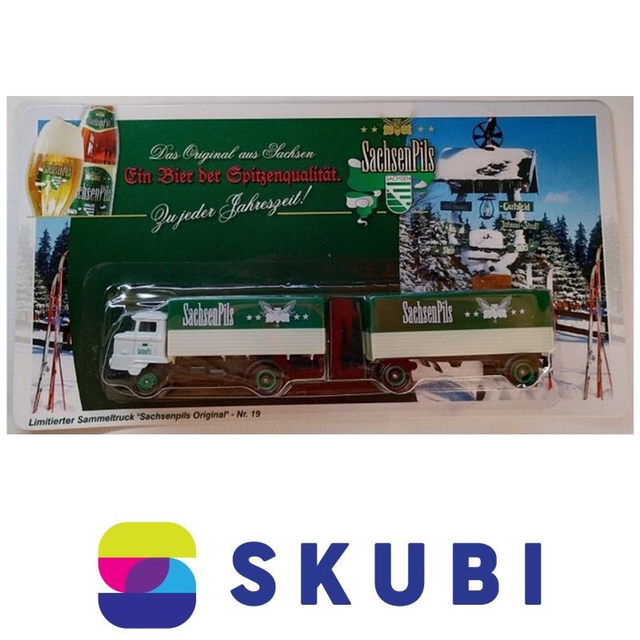 Reklamní kamion IFA - SACHSENPILS - model 1:87 H0