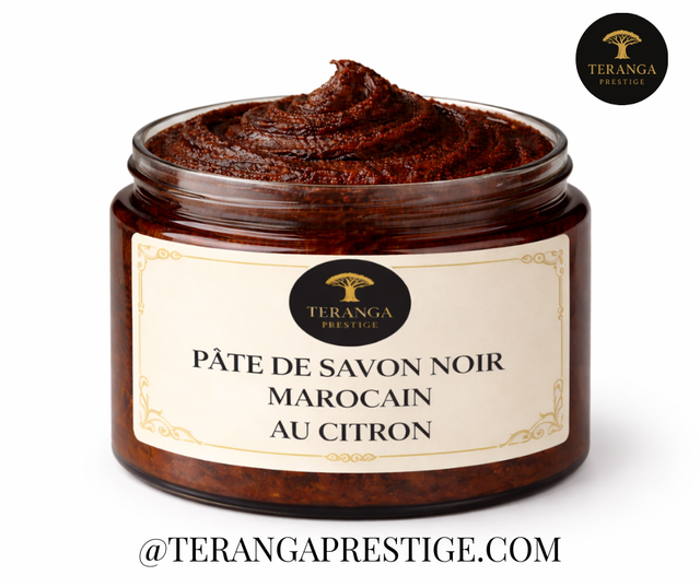 Pâte de Savon Noir Marocain au Citron