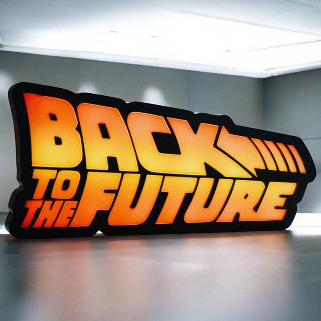 Lampe LED Back to the Future - Voyage dans le temps garanti ! 