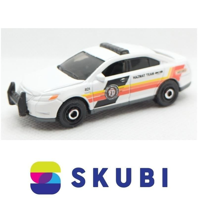 Matchbox Ford Police Interceptor FD Serving Matchbox County Hazmat Team 821
