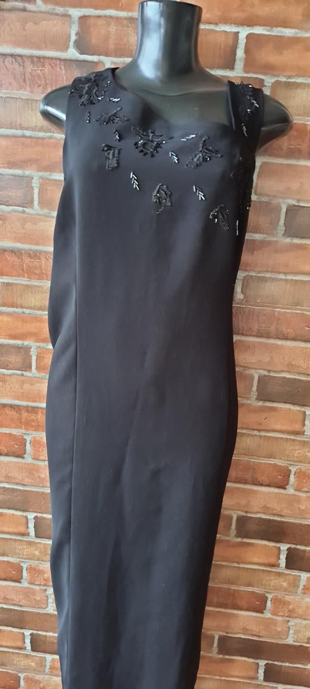 Vestido Longo Preto, T/G. OBS; Usada Super Conservada 