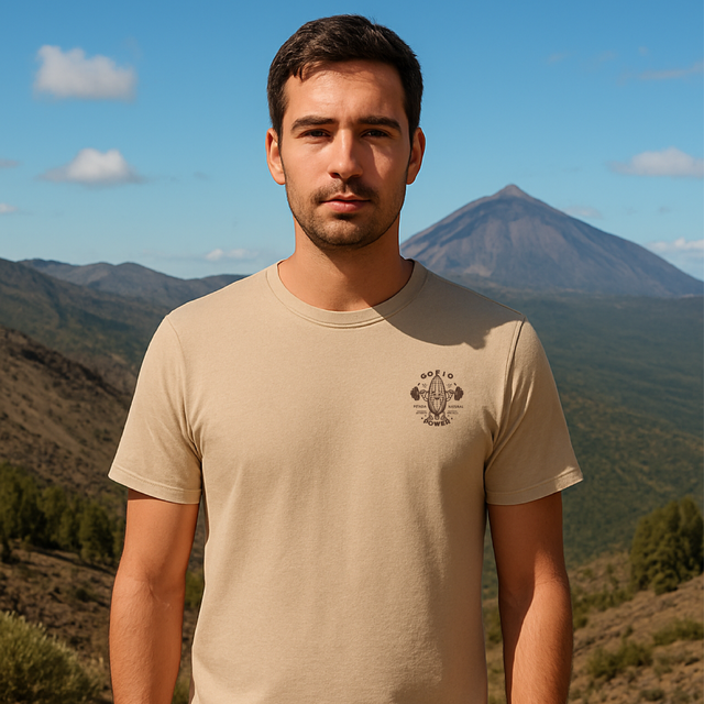 Camiseta gofio canelo