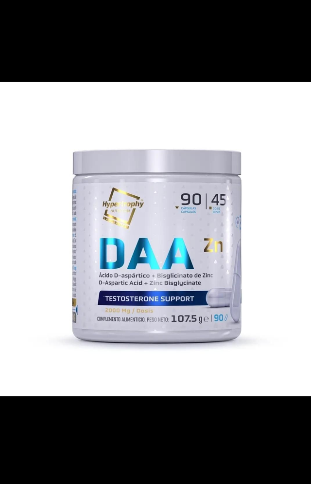 DAA +ZINC Bisglucenate( Apartic acid 1000Mg) 90 Cap