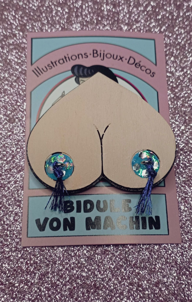 Broche Coeur’nichons 