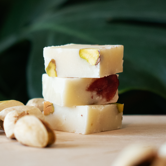 Pistachio and Cranberry Fudge