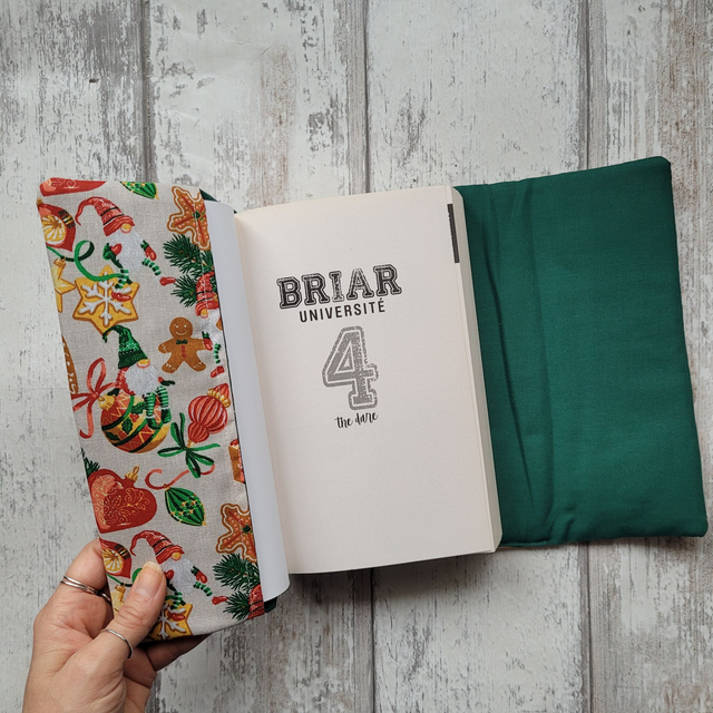 Protège livre amovible M - Noël mutin