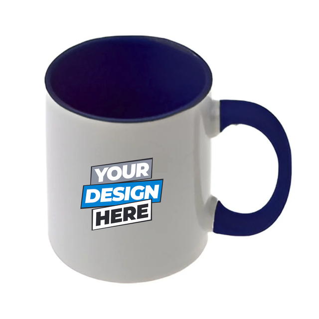 Handle Blue Mug 