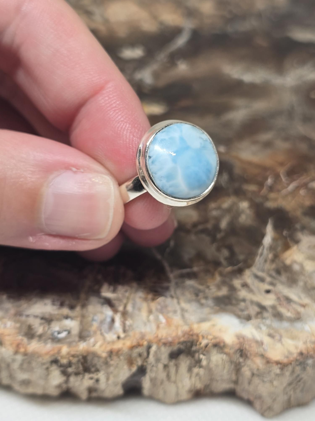 Bague Argent 925 et Larimar
