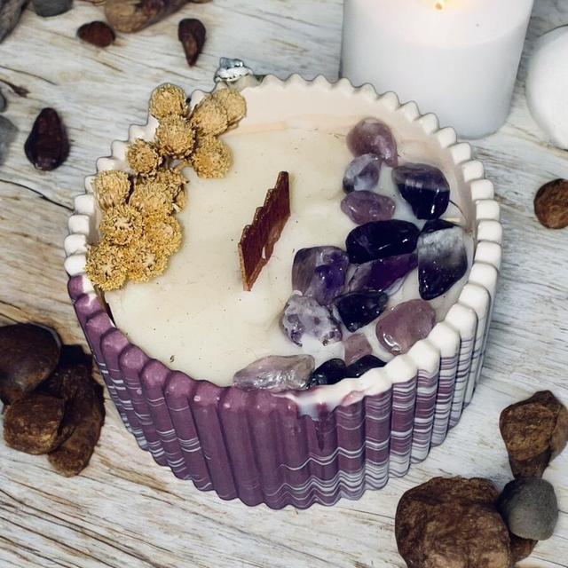 Bougie Parfumée à la cire d&#039;abeille - Parfum Miss Coco  - 75g     