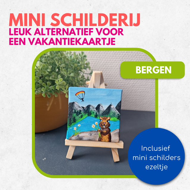 Mini Schilderij | Bergen