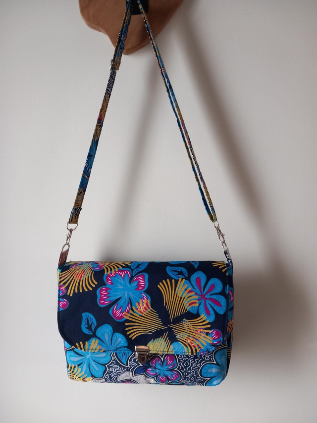 Sac besace en wax 
