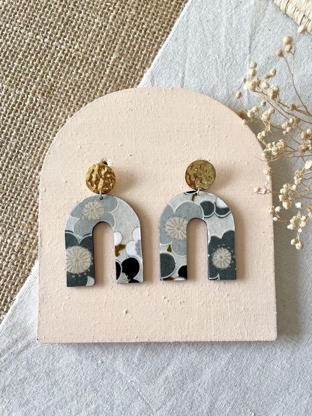 Boucles d’oreilles Arche simple - Couleurs variées (doré)