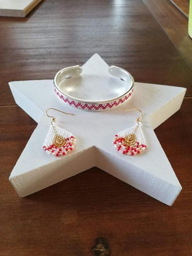 Montagne blanc/rouge/rose