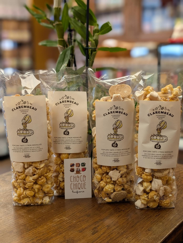 Popcorn Signature de chez Clarembeau : façon Tarte Citron Meringuée 