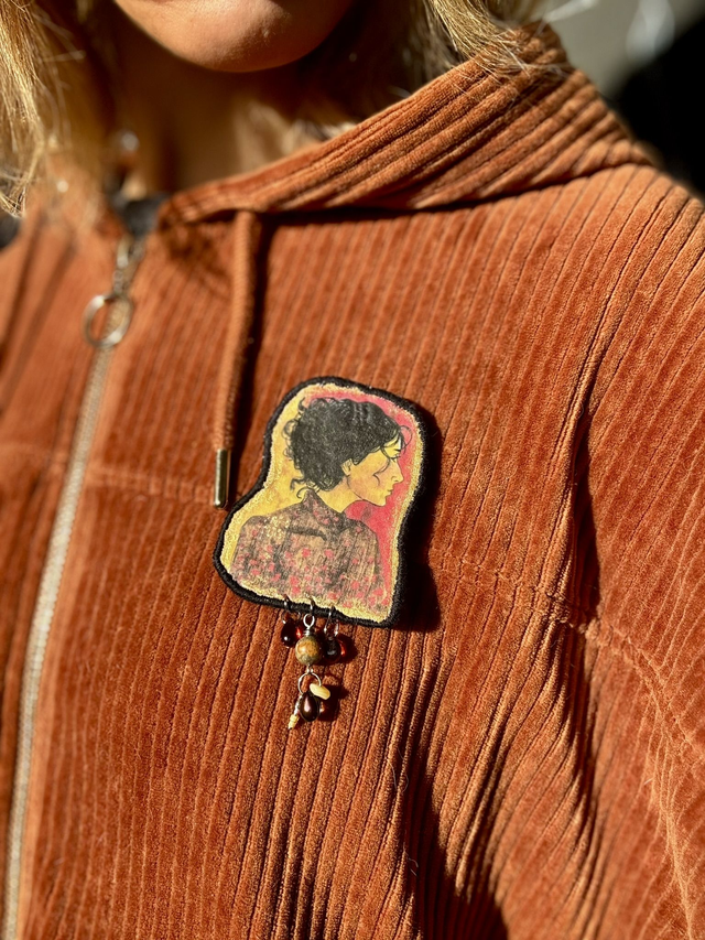 Broche Illustrée *Daphnée*