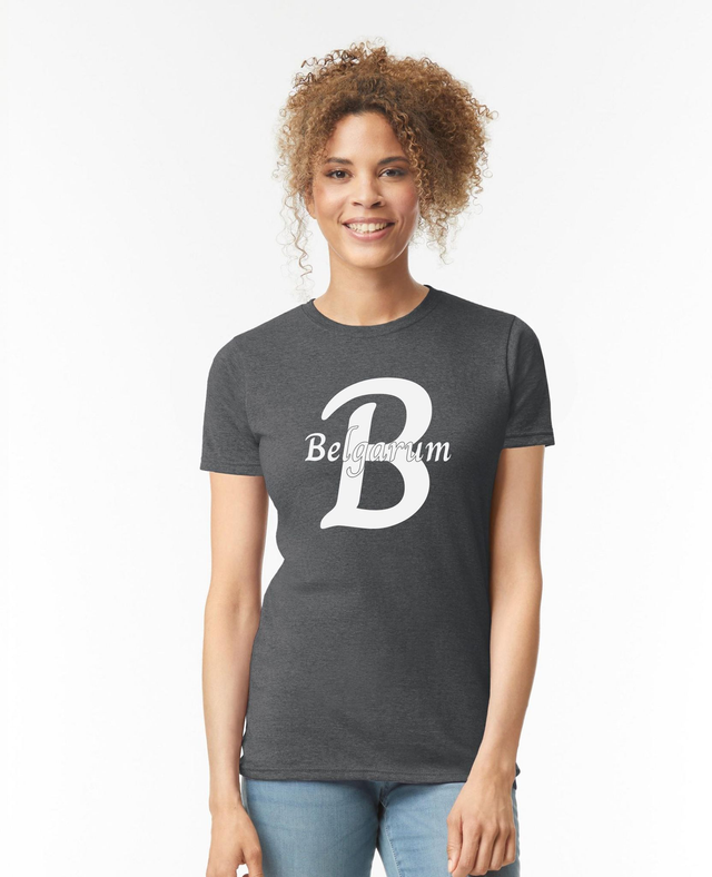 Belgarum Womens Softstyle Ringspun T-Shirt - Charcoal