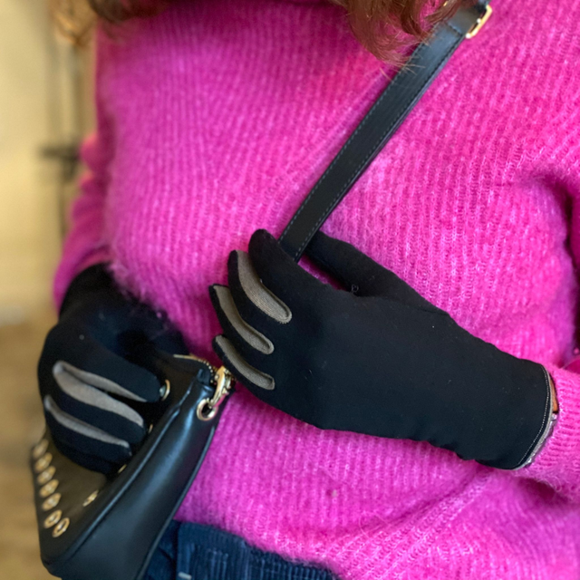 LE TISSIER Noir / Taupe