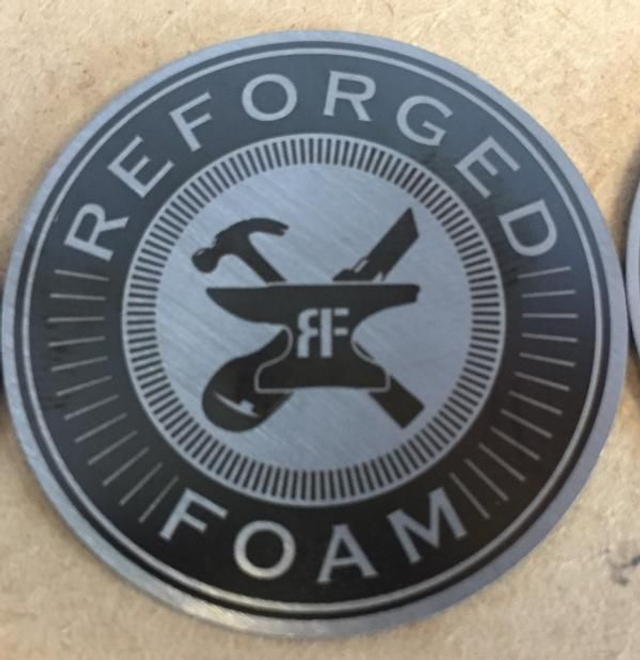 40mm Stainless Steel Maker Mark Logo Discs