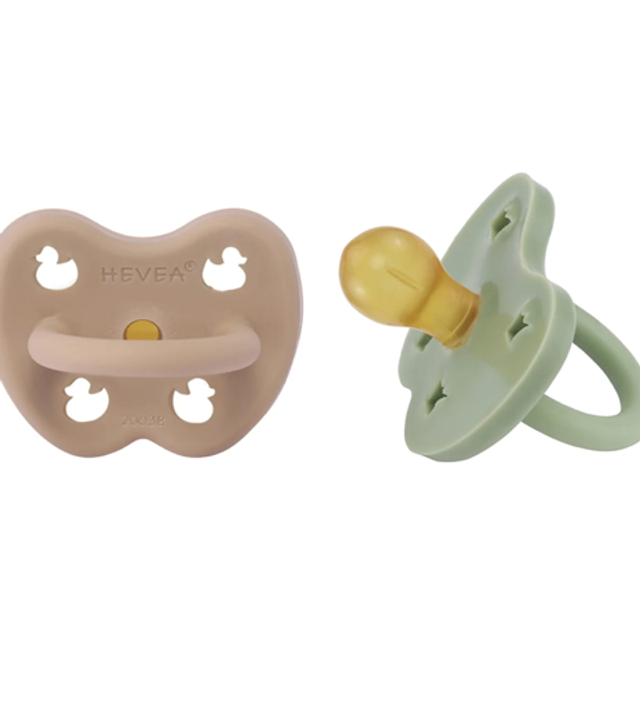HEVEA - NATURAL RUBBER PACIFIER ROUND 3-36months