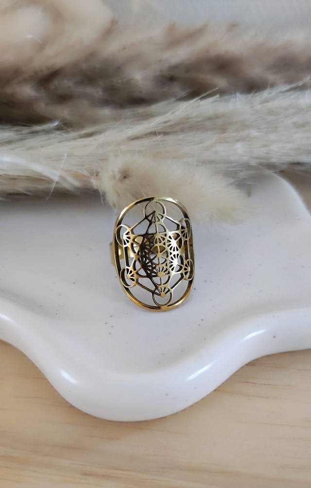 Bague Métatron acier