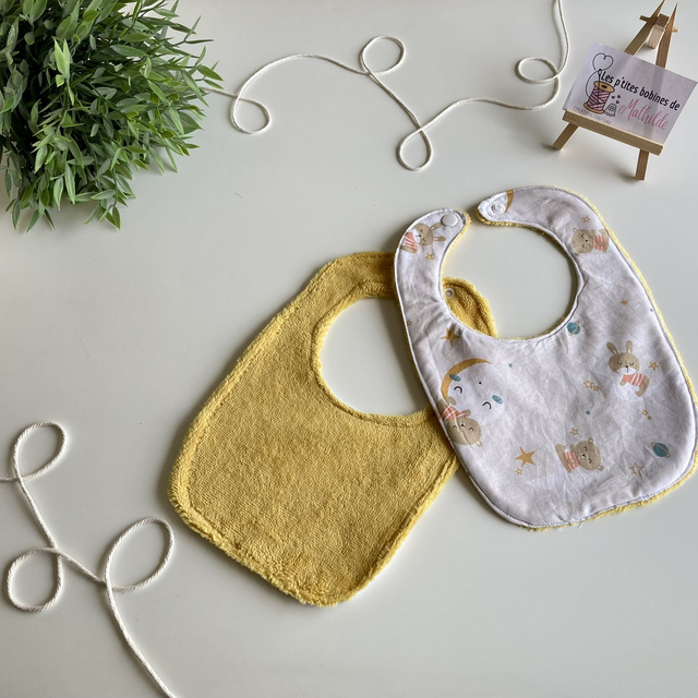 Bavoir | Nounours lune