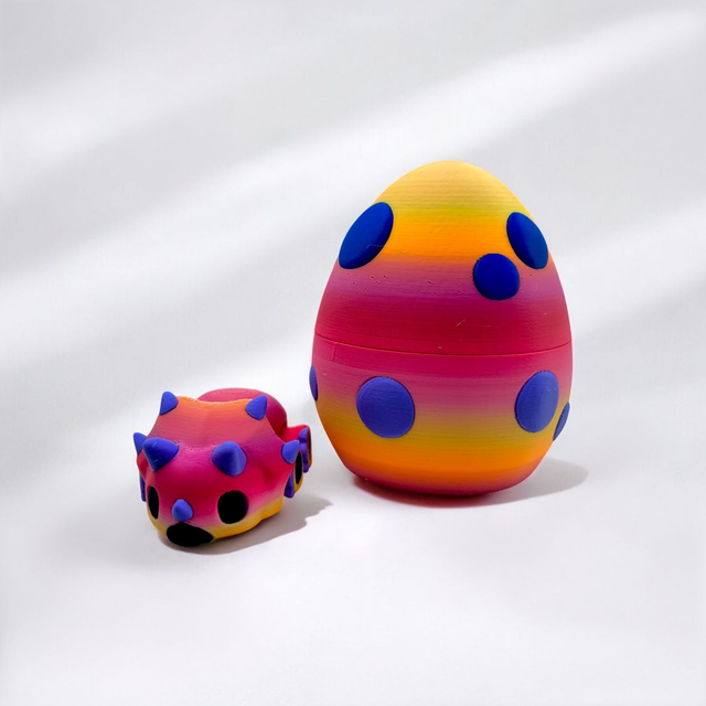 Flexi Triceratops and Egg