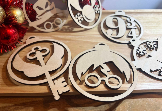 Lot de 6 boules de Noël