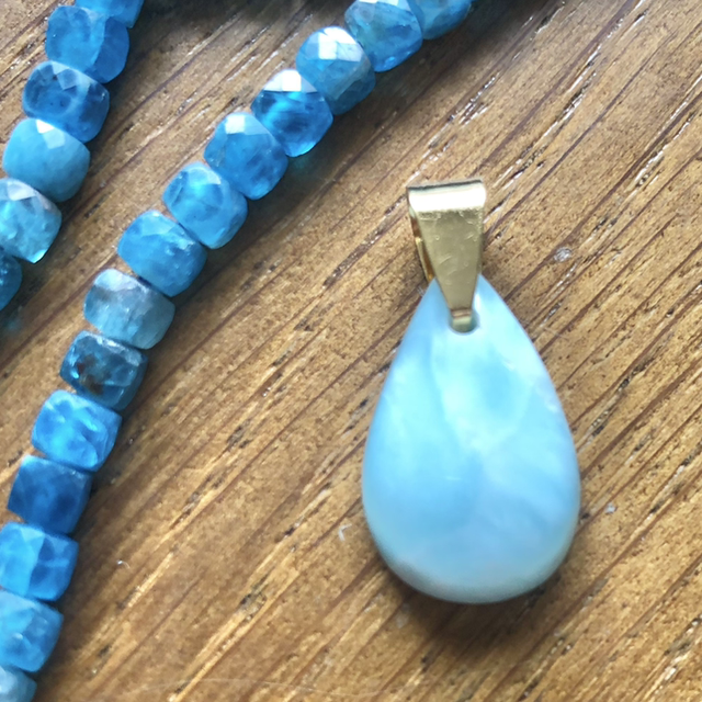 Pendentif Larimar AA