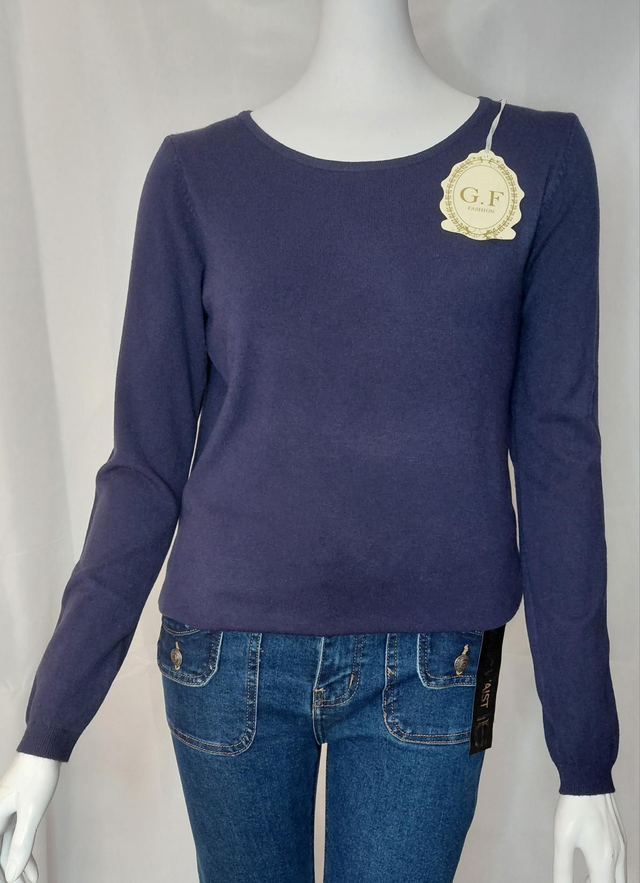 🌈Pull Femme Bleu Marine en Soie Cachemire avec Bambou Confort et Elégant Toucher Soyeux, confort Absolue Taille L/XL🌈