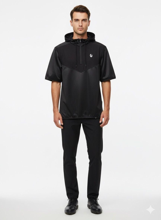 SOFT SHELL SHORT SLEEVE GILET - BLACK