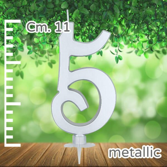CANDELINA CM 11 ARGENTO METAL