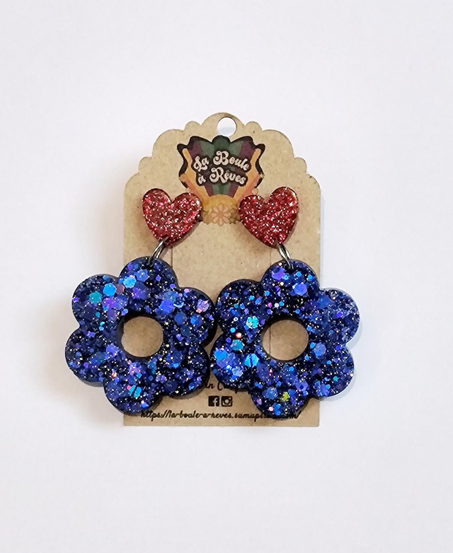 Boucles d'oreilles Big Flower - BF1