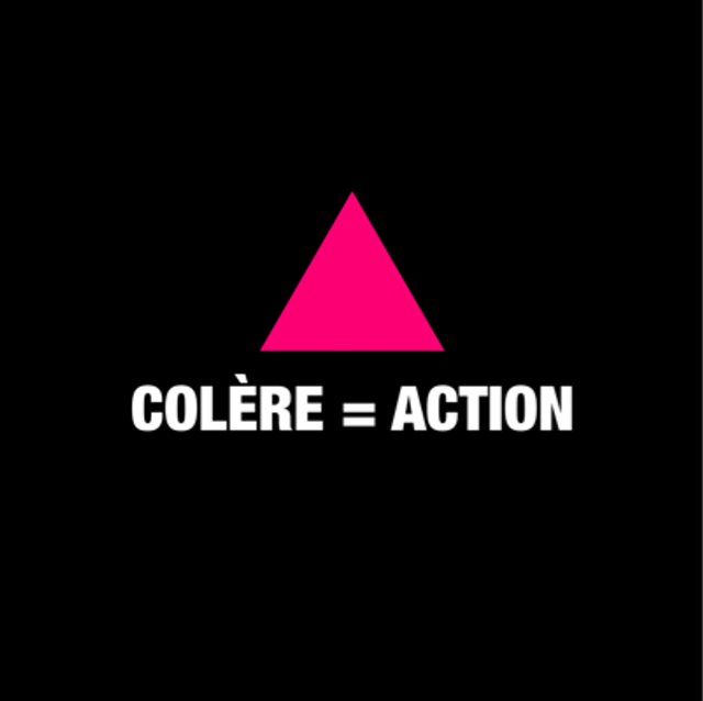 T-shirt « COLÈRE = ACTION » - Act Up Sud-Ouest