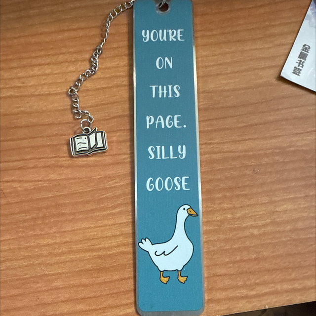 Your on this page goose bookmark