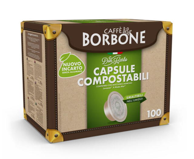 Borbone COMPOSTABILI e COMPATIBILI con Lavazza a modo mio