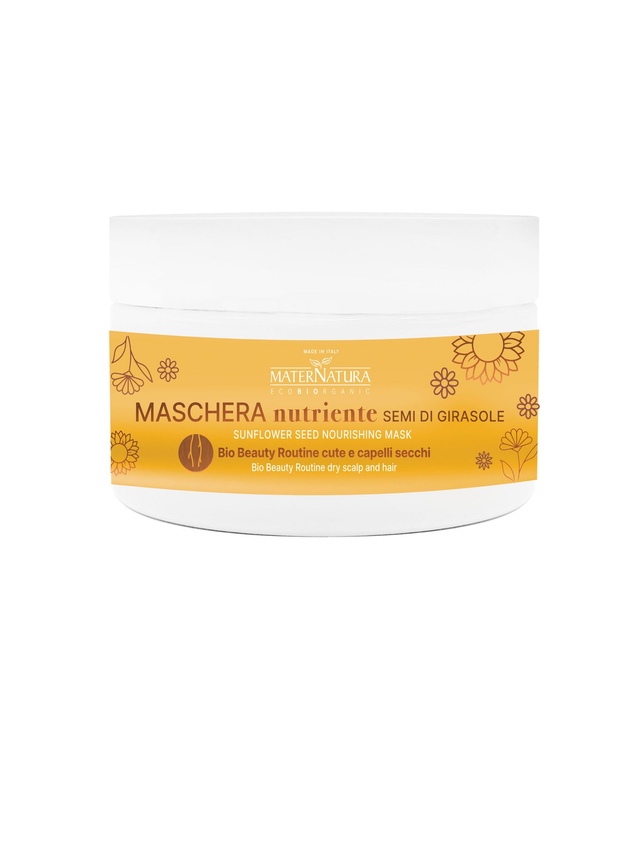 SECCHI Maschera Nutriente Capelli Secchi ai Semi di Girasole Maternatura