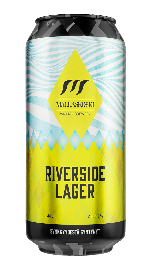 1009256 Riverside Lager 5,0% 44cl, Gluteeniton