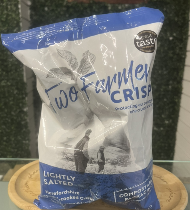 Two Farmers Crisps lightly salted 150g