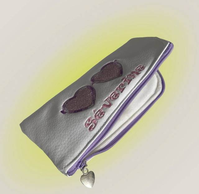 fichier broderie lunette rétro en appliqué - Cadre 10x10 / 12 Formats