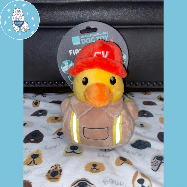 Fuzzyard Firequacker plush dog toy