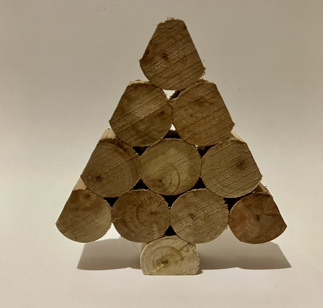 Wooden Christmas tree