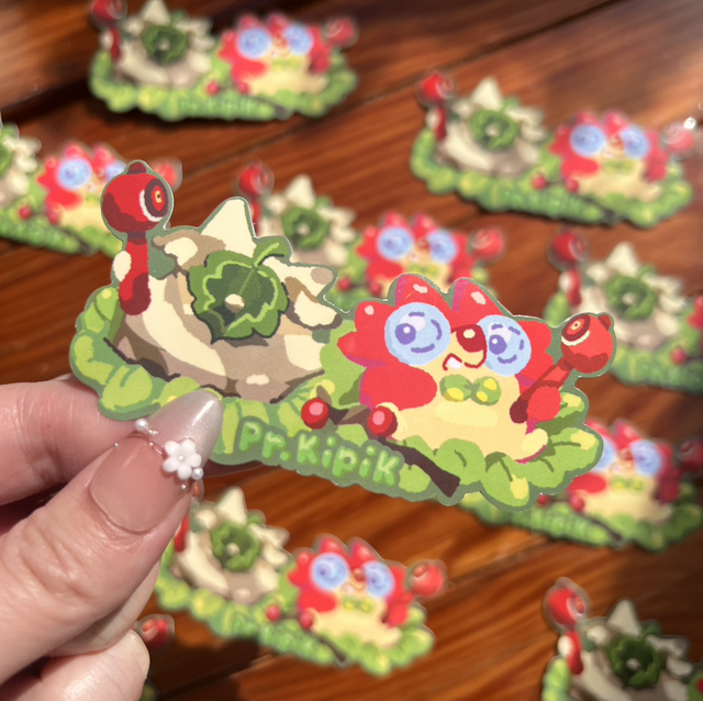 Sticker glossy - Baby Kipik & Korogu
