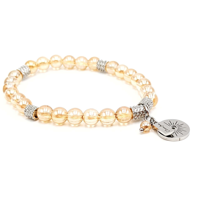 ✨ Bracelet Quartz Aura Sunset – Protection &amp; Lumière Intérieure
