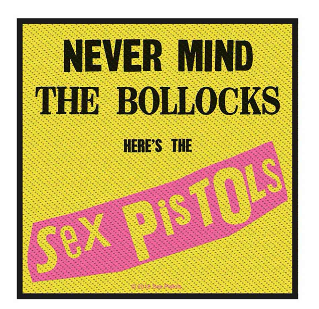 THE SEX PISTOLS STANDARD PATCH: NEVERMIND THE BOLLOCKS