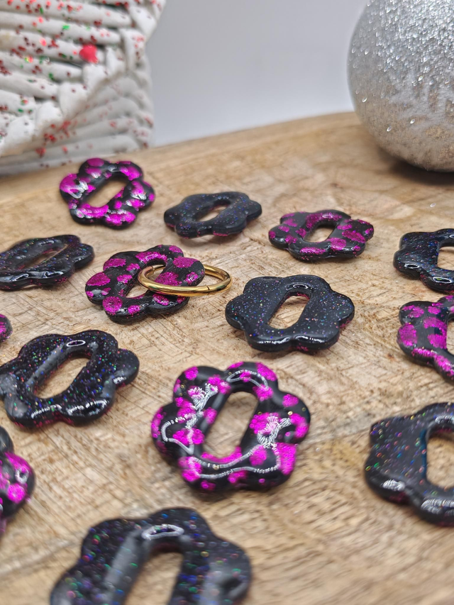 Choupettes Jain réversibles noir léopard 