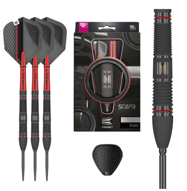 Scope 02 90% Tungsten SP Steel Tip Darts by Target