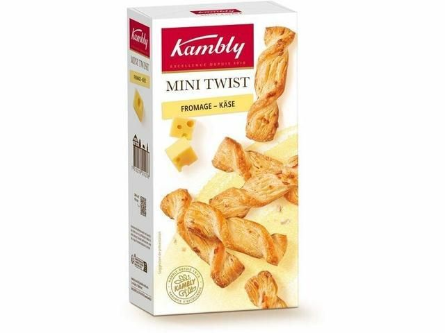 Kambly Apéro Mini Twist Käse 100 G, Produkttyp: Flûtes