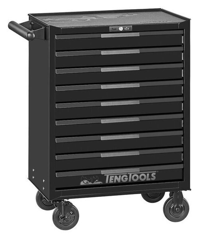 26&quot; PRO35™ roller cabinet 9 drawers black TSW26B9