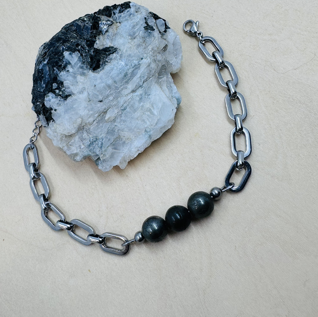 Bracelet CHIMÈRE pyrite 