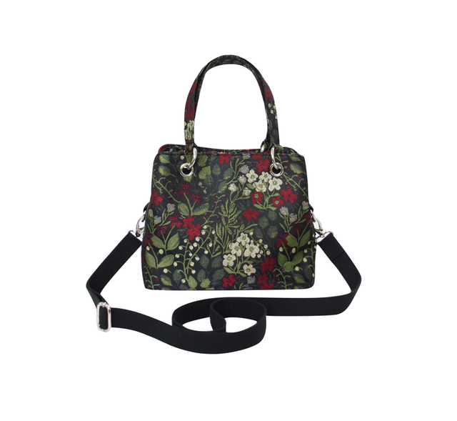 Earth Squared Jacquard Noir Camille Bag 
